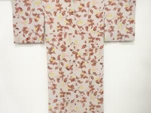 氷割れに花更紗模様　長襦袢